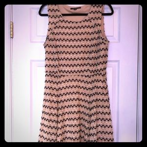 Sharagano knit fit and flare dress